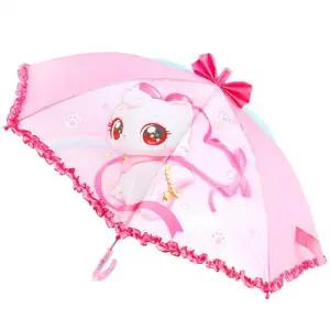 위시캣 스무디 아이냥 입체리본 47 여아 유치원 레이스 공주 잘보여 우산 안전