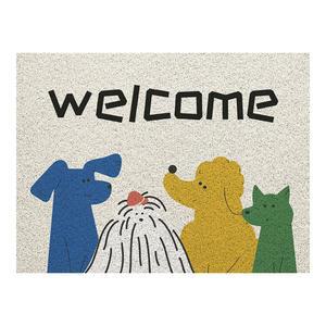 환영 코일 매트 문짝 모던 사용 오마카세 외부 현관용 상업용 그림 받침