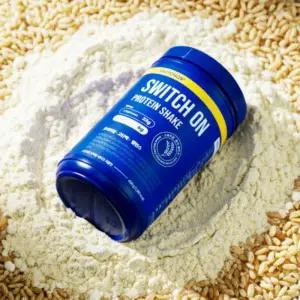 스위치온 대용량 단백질 쉐이크 분말 곡물맛 400g