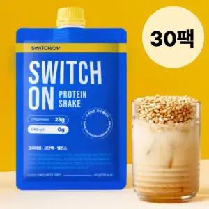 스위치온 파우치 프로틴 쉐이크 단백질 곡물맛 30팩