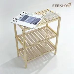 다용도선반 이크홈 원목 수납선반 3단 500