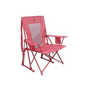 GCI 아웃도어 컴포트 프로 로커 캠핑 의자 | 내구성이 뛰어난 팔걸이와 음료 홀더가 있는 휴대용 접이식 흔들의자 u2014 블러셔