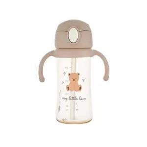 에.디.슨 아기 원터치 빨대컵 자기주도 휴대용 250ml