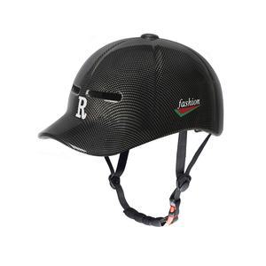 오토바이 반모헬멧 야구모자헬멧 스냅백 검붉은 반모 바이크