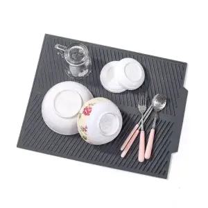 라인 실리콘 드라잉매트 냄비받침 간이식기건조대