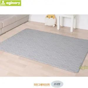 디자인홈매트 라인그레이 (단면) (초대형) 놀이방 PVC 거실 충격지 아이 아기