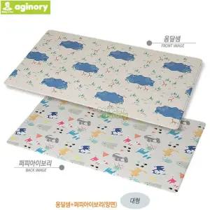 놀이방매트 옹달샘 퍼피아이보리 (양면) (대형) PVC 거실 충격지 아이 아기