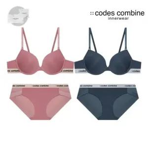 매장정품 CODES COMBINE 코데즈컴바인 [선물포장]베이직[브라2팬티2]세트CEWBRBP961PKBG 1318456