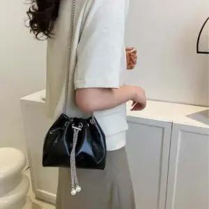 복조리가방 버킷백 미니복조리가방 4컬러 체인끈 진주