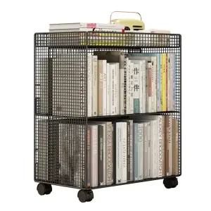 이동식 책꽂이 선반 책상밑 회전 꽂이 북트레일러 아테네