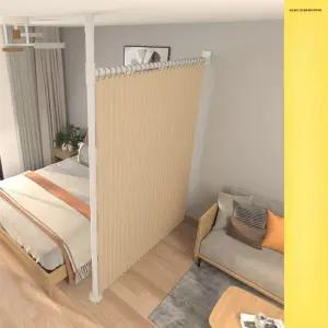 공간분리 파티션 접이식 거실 이동식 칸막이 무타공 원룸