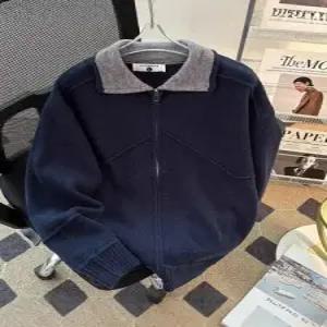 록쉬블몰 남성용 캐주얼 겨울 야상사파리 카디건 스웨터 봄가을 야상 스탠드넥 재킷 플리스 상의 HO3