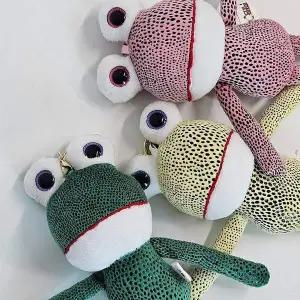 TBZ 레트로 감성 빈티지 스타일 개구리 인형 키링 3Colors