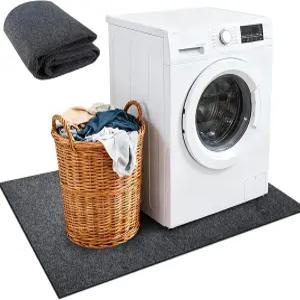 세탁기 매트 63인치 x 36인치 아래 가전제품 건조기 냉장고 냉동고용 흡수성 미끄럼 방지 방수 바닥