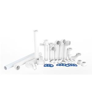 주방 싱크대 배수 키트, 1-1/2인치 배관 키트 - 수리 액세서리가 포함된 및 욕실 싱크대의 범용 P-트랩 교체품