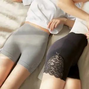 여성 레이스 힙 보정 팬티 여자 속바지 보정속옷 레이스이너 3부속바지 쫄바지