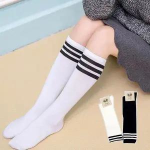 [하프클럽/셀러허브_여성트랜드패션]포인트 스트라이프 어린이니삭스 국내