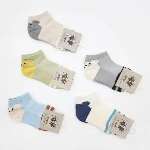 [하프클럽/셀러허브_여성트랜드패션]사계절 키즈삭스 귀욤 유아동내의 5켤