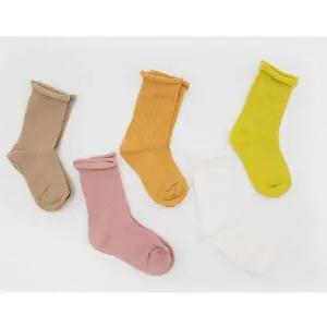 [하프클럽/셀러허브_여성트랜드패션]유아 돌돌이 여아양말 양말 묶음 5켤레