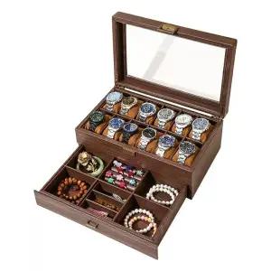 원목 시계보관함 손목시계 쇼케이스 수납함 가정용 우드