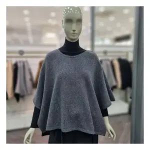 시슬리 패플 시슬리울 기모 케이프 니트 SAKP38461 차콜,네이비 10544621216948