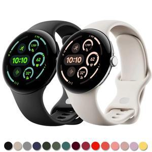 구글 픽셀 워치 3 밴드 실리콘 스트랩, 45mm 스마트워치 액세서리, 손목 스포츠 팔찌,