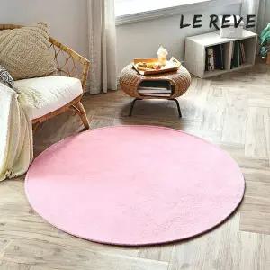 [NS홈쇼핑][르헤브] 비비드 사계절 보송 원형 카페트 (150R)[35836512]