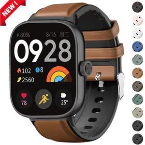 Redmi Watch 4/5 용 새 밴드 가죽 팔찌 Xiaomi Mi band 8/9pro 시계 스마트 스포츠 스트랩 Accessoery 손목