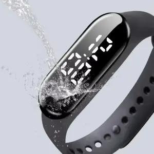 방수 LED 디지털 손목 시계 JHd7+3THC