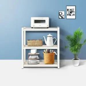 선반 간편랙 800 3단 diy선반 높이조절 미니벽선반 작은 렉