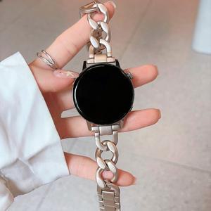 20/22mm  체인 스트랩 ( 워치 4 GT 2 2e 3 5 5Pro,  갤럭시 6 7 클래식/액티브 호환)