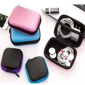 WL 미니 여행용 휴대용 이어폰 충전기 보관 파우치 가방