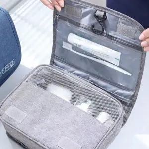 WL 캠핑 여행 화장품 세면도구 소품 정리 압축팩 보관함