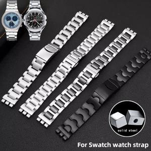 Switch YCS YAS YGS IRONY 시리즈 스테인리스 스틸 시계 밴드, 교체 팔찌, 접이식 버클 스트랩, 남녀공용
