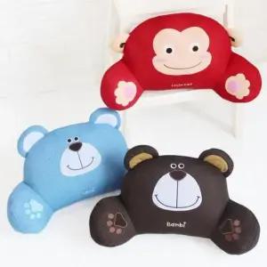 에어매쉬 캐릭터 허리쿠션s