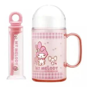 마이멜로디 칫솔 케이스디자인 일반 양치 회사 학교 학생 컵세트 휴대용 캐릭터 귀여운