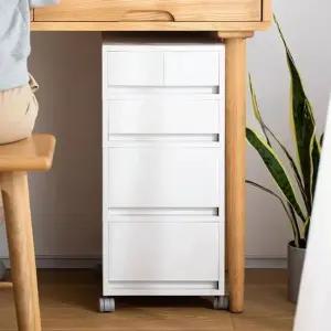 [무료배송] 홈 사무실 인테리어 멀티 4단 이동식 데스크 서랍장