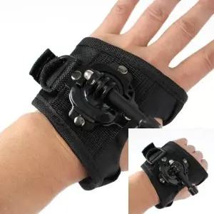 ( )360도 회전 액션캠 핸드 스트랩 손등형 영상촬영 거치대