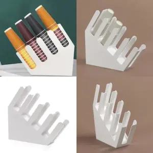 ( )4구 종이컵 보관함 커피숍 컵 카페 디스펜서 화이트 사선형 종이컵거치대 컵디스펜서