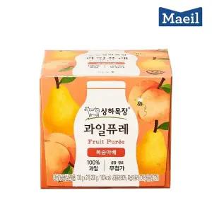 매일 상하목장 과일퓨레 복숭아배 6팩 (100g x 12입)