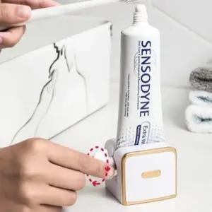 욕실 치약 걸이 말이 짜개 디스펜서 튜브 벽부착 거치대 핸드크림 물감 폼클렌징