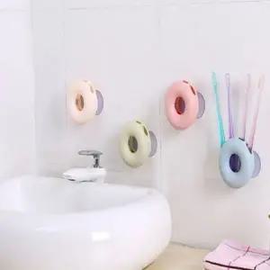 도넛 칫솔꽂이 핑크 칫솔걸이 욕실소품