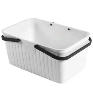 물빠짐 목욕 바구니 화장실 정리 수납 바스켓 욕실 용품 논슬립 플라스틱 수납함 정돈