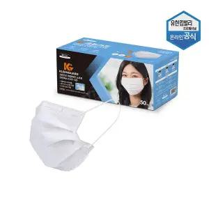[유한킴벌리]크린가드 비말차단 소프트 마스크 KF-AD 50매 44381
