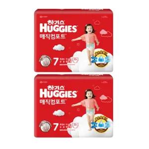 하기스 2024 매직컴포트 (팬티형) 7단계 (공용) 32매 2팩