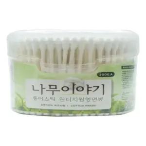[에스에스_62]원터치 면봉 귀이개 화장 국산면봉 300EA
