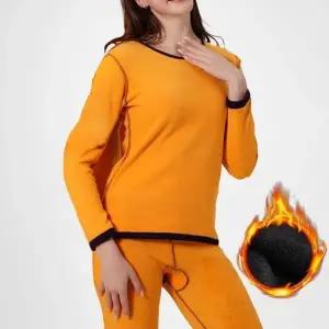 겨울 여성 내피 기모 안감 긴팔 레깅스 세트 IS-WSP10