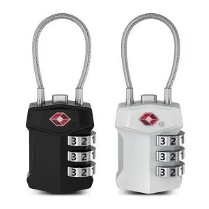 TSA 인증 소프트젤 와이어 번호키 캐리어 가방 자물쇠