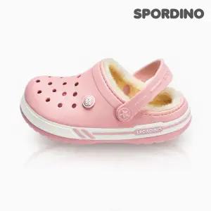 [하프클럽/]메이밴드윈터(핑크)_스포티 투톤 패밀리 털슬리퍼/방한슈즈