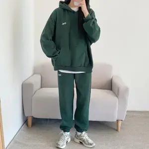 여성 데일리 로고 프린팅 캐주얼 후드티 셋업 LK-SS51